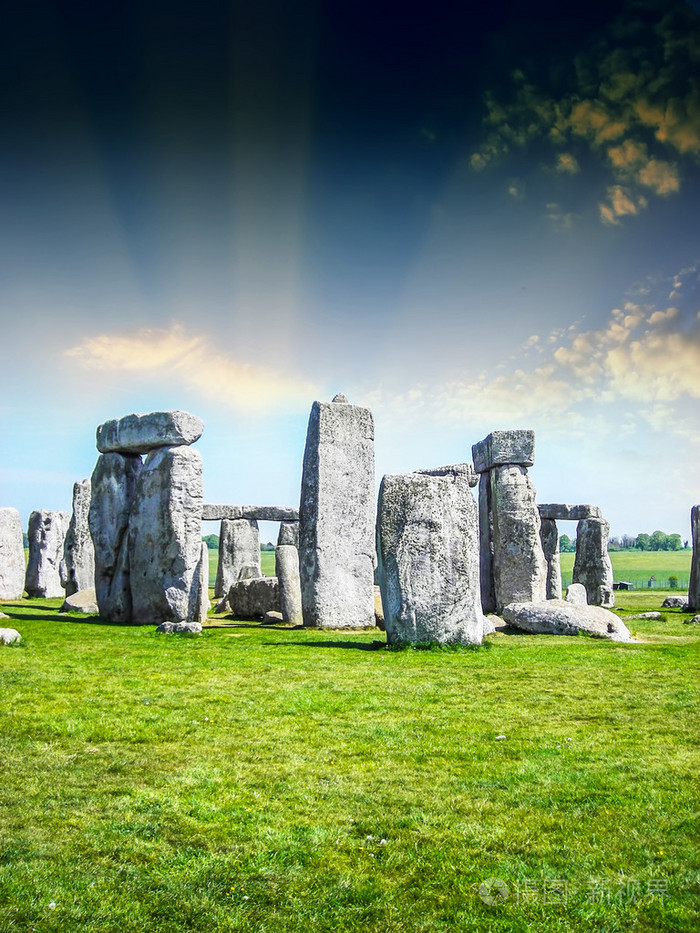 美丽的景色的巨石阵