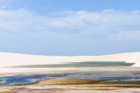 沙 Maranheses，巴西的潟湖