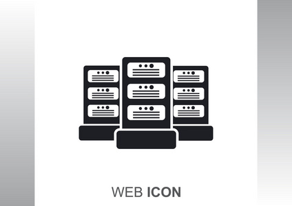 数据服务器 web 图标照片