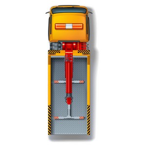 提升的卡车图片