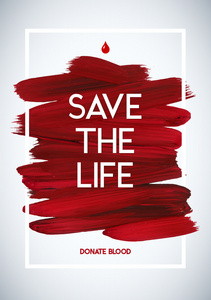 血液捐赠者动机捐赠者海报。