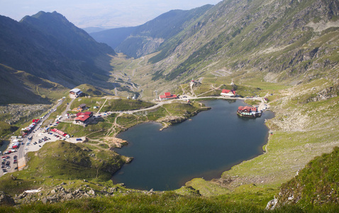 balea 湖，fagaras 山罗马尼亚