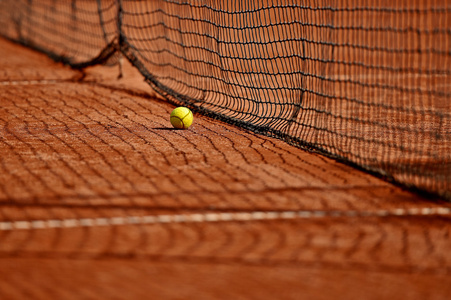 网球红土网球图片