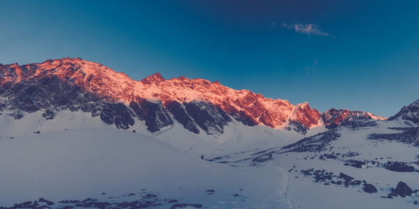 美丽风景的山