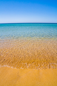 黑海在克里米亚在夏天的海滩