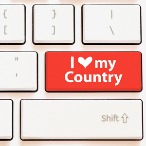 键盘与我爱我的祖国图片