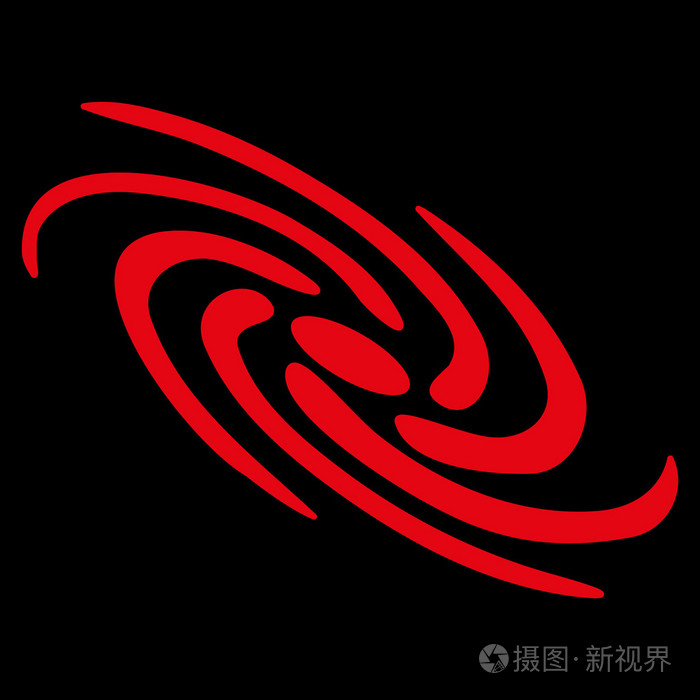 银河平面图标