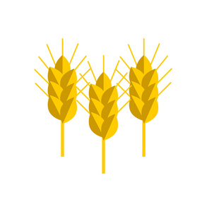 穗小麦矢量图标