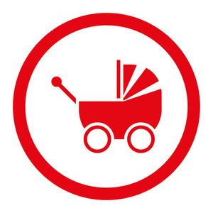 婴儿车圆的光栅图标