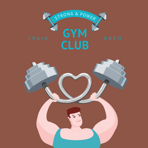 健身俱乐部海报照片
