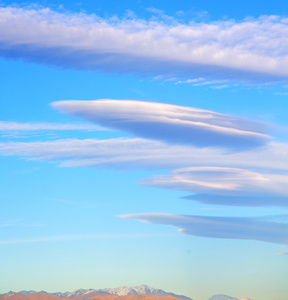 在蓝色的天空白色软云和抽象背景