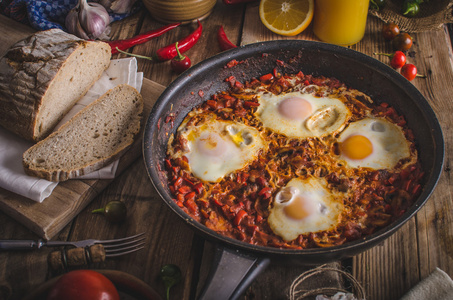 Shakshuka 鸡蛋荷包蛋