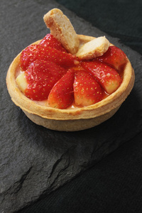 草莓馅饼甜点