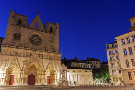 在法国的里昂大教堂