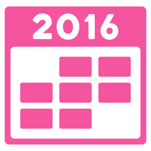 2016 月日历图标