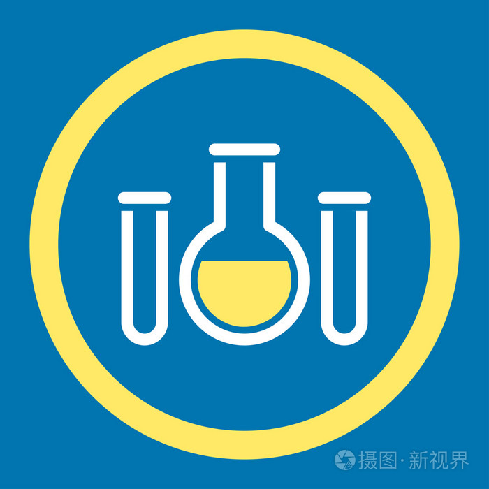 化工容器圆形的矢量图标