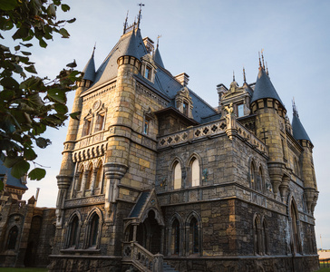 古老的中世纪城堡图片