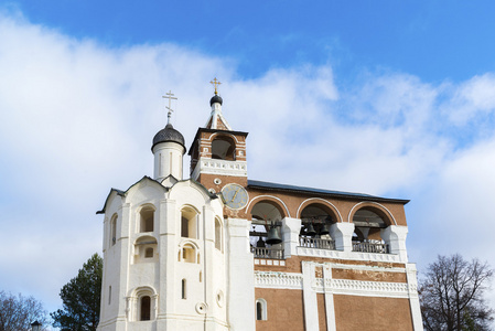 在苏兹达尔钟楼救世主 Euthymius 修道院始建于 16 世纪，俄罗斯旅游金戒指