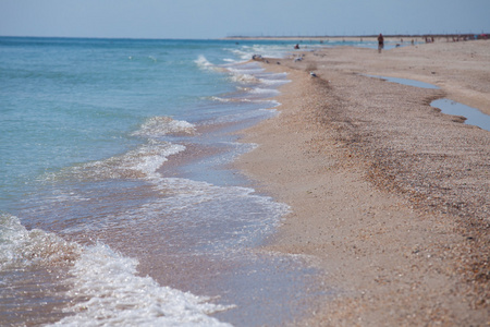 夏季桑迪海岸线, 阿佐夫海, 乌克兰