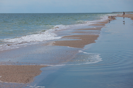 夏季桑迪海岸线, 阿佐夫海, 乌克兰