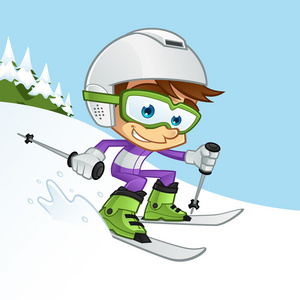 儿童友好滑雪