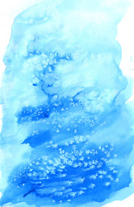 蓝色的圣诞雪花与水彩背景相似素材图片 摄图新视界 蓝色的圣诞雪花与水彩背景相似素材图片 摄图新视界