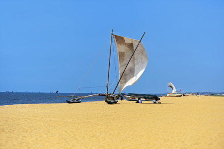 海洋海滩斯里兰卡