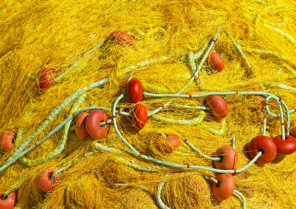 黄色渔网
