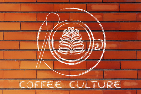 咖啡文化的概念图片