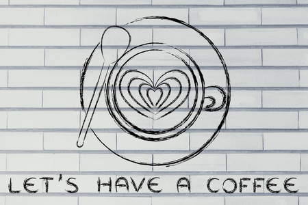 让我们有咖啡图