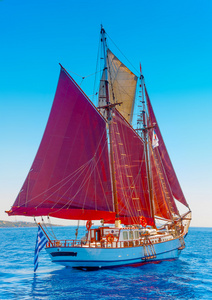 红帆船用红帆照片