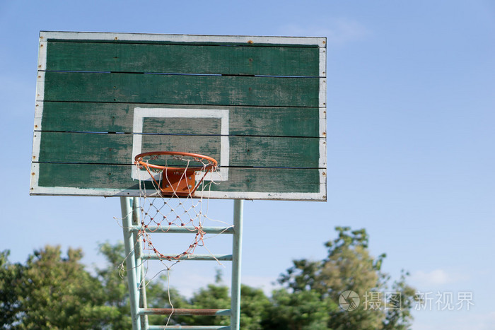 木制篮球架