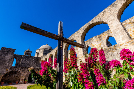 历史古老的西西班牙特派团圣何塞,国家公园照片