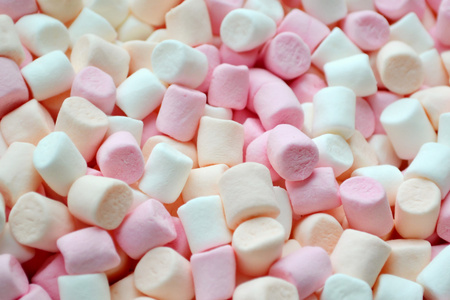 很多的小棉花糖照片