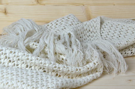 手工编织的围巾图片