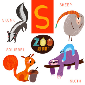 超可爱的动物园字母表