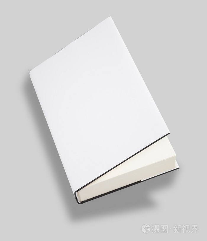 剪切路径的空白书封面 w