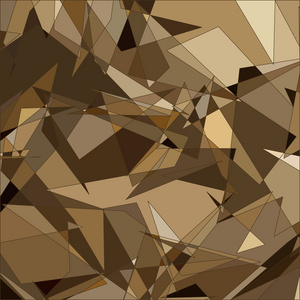 褐色的三角形抽象背景