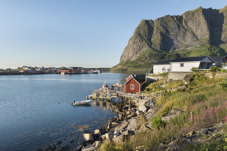 小渔港 Reine，罗弗敦群岛挪威