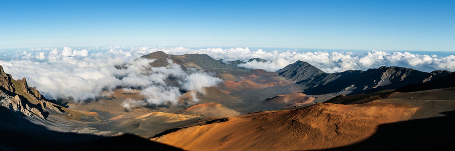 哈莱阿卡拉火山口全景