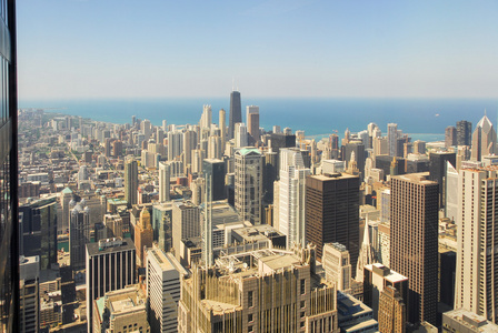 芝加哥天际线景观
