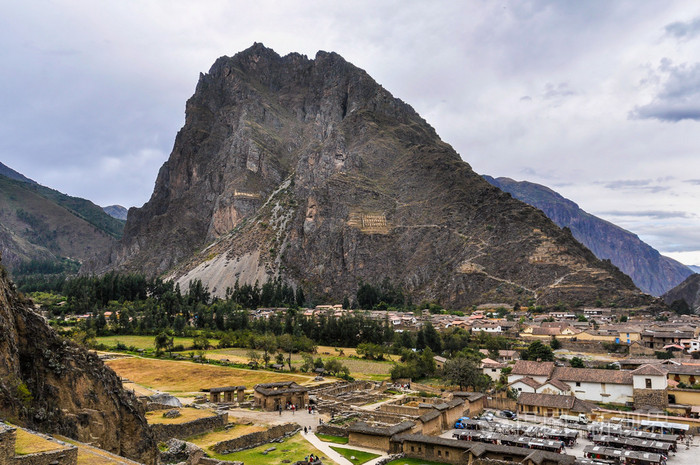 在神圣的山谷，秘鲁坦山