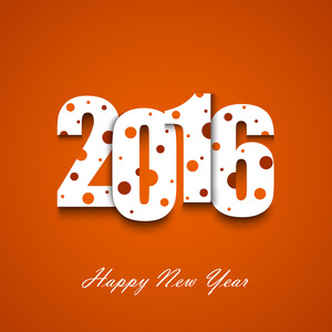 新的一年祝愿圈橙色背景图片