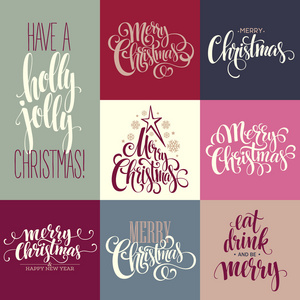 圣诞快乐字体设计方案集图片