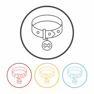 狗链子线图标照片