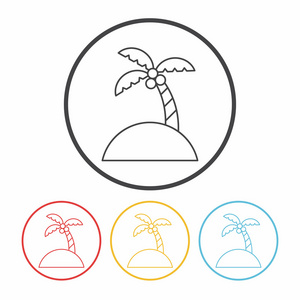 海岛植物图片-海岛植物素材-海岛植物插画-摄图新视界