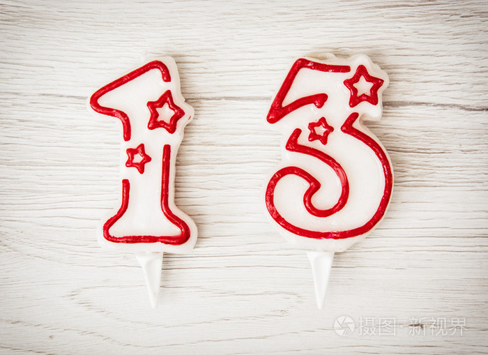 生日蜡烛数字13