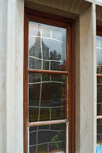 中世纪房子上的窗户