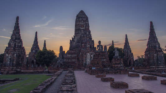 扫管笏柴 Watthanaram 大城府