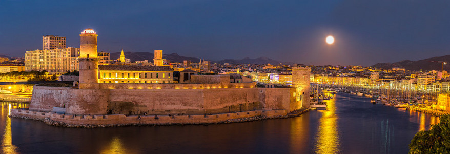 城堡和大教堂 de la 主要在马赛